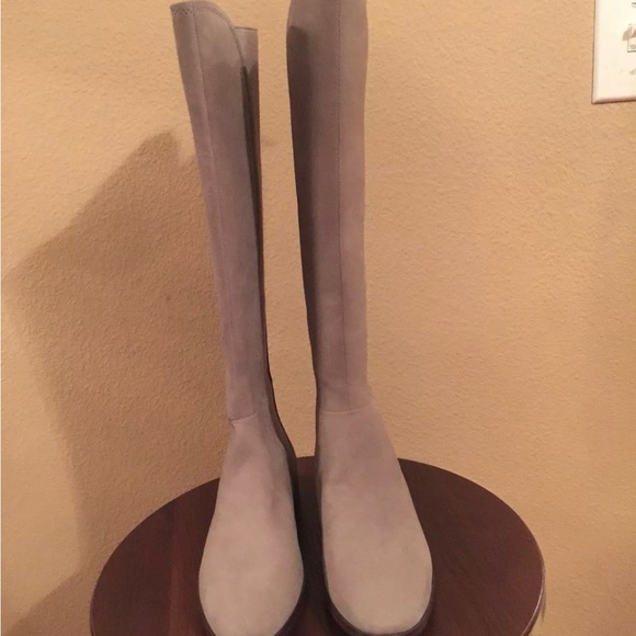 Louise Et Cie Vallery Gore-Panneled Grey Gravel Boots Size 6M / 36 $239 - Picture 3 of 12